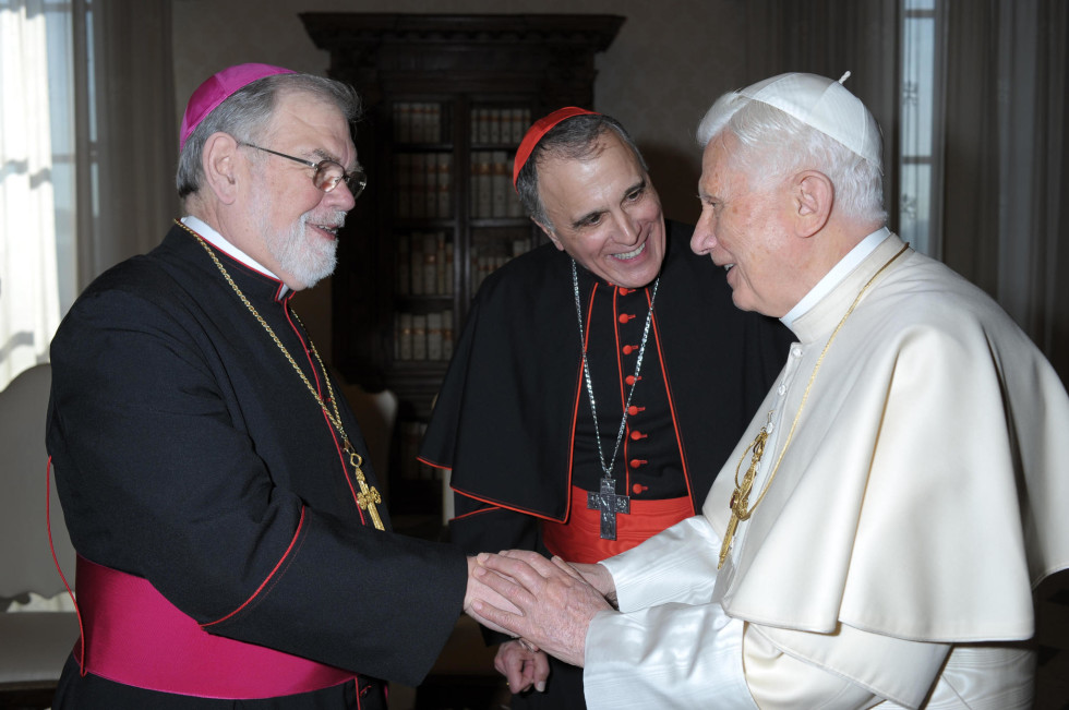 Daniel Dinardo y Benedicto XVI