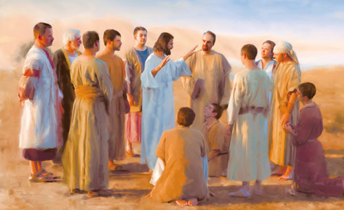 Jesús y sus discípulos