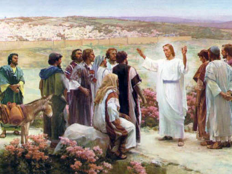 Jesús y los apóstoles