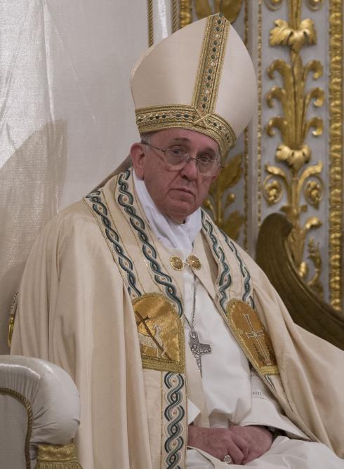 El Papa en San Pablo extramuros