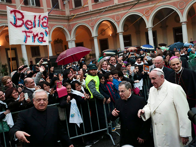 Papa visita parroquia