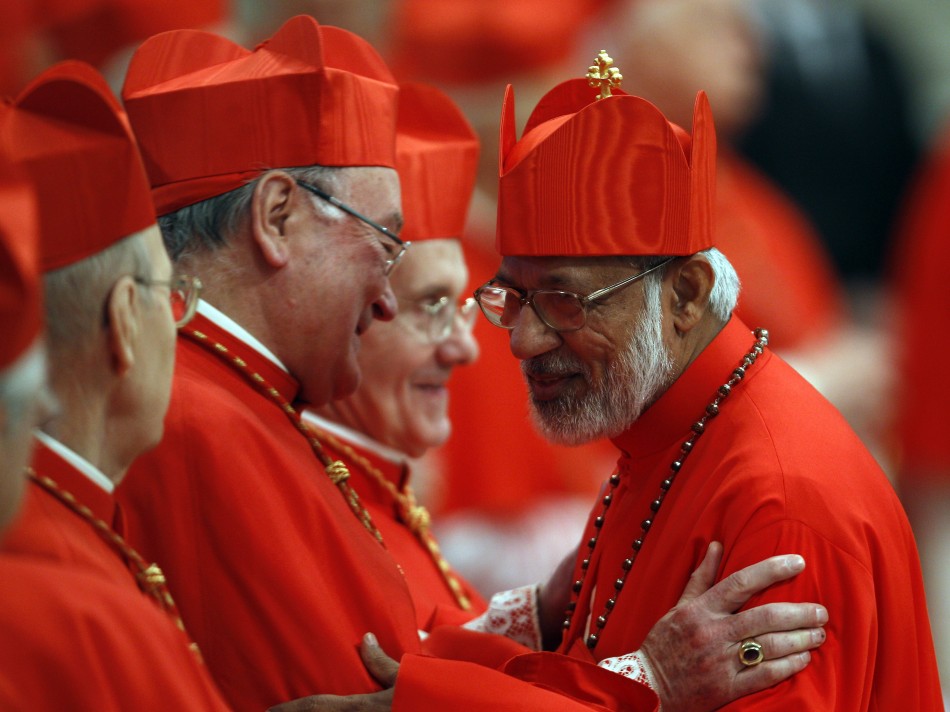 235015-new-cardinal-george-alencherry-r-of-india-talks-with-cardinal-timothy-