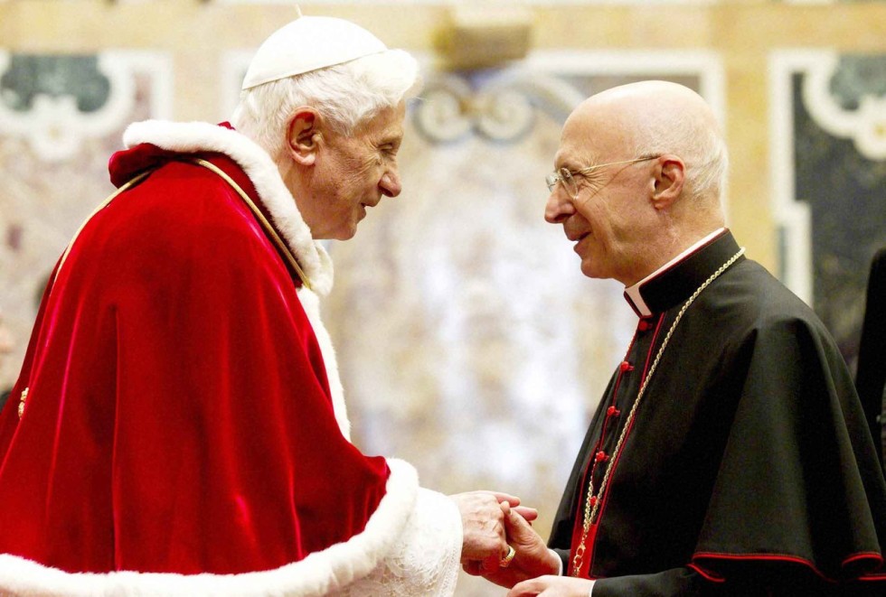 Angelo Bagnasco y Benedicto XVI