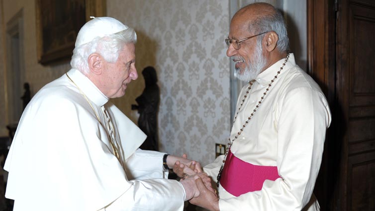 George Alencherry y Benedicto XVI